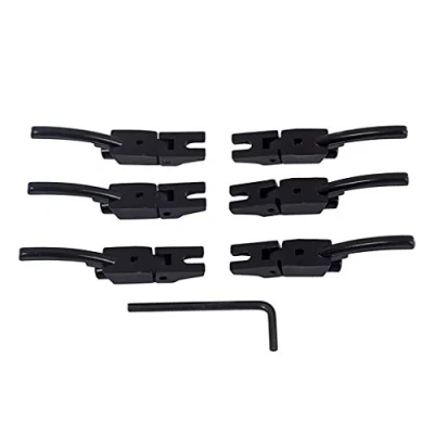 Abbildung von Alnicov Gitarrensattel, Tremolo Steg, gesperrter Saitensattel für E Gitarre, 6 Stück