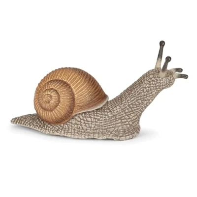 Abbildung von PAPO Schnecke Realistische Plastikfigur 3 Jahre alt Gartentiere Handbemalt Extrem detailgetreu Langlebig und lehrreich Kinderspielzeug Geschenkidee