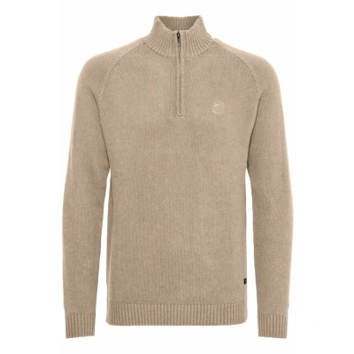 Abbildung von Indicode Jeans Idtorino Strickpullover, Herren, Größe: Large, Irish cream
