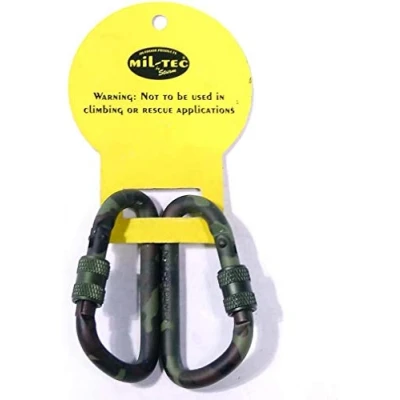 Abbildung von Mil Tec Karabiner 15922080 Woodland One Size