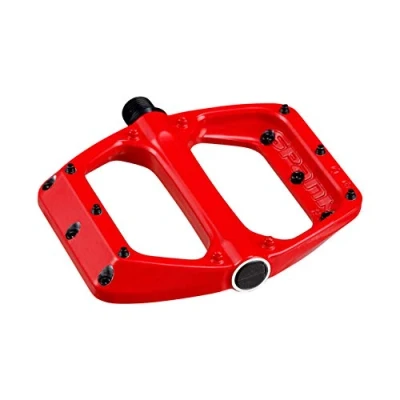 Abbildung von Spank Spoon DC Pedale flach MTB/E Bike/Cycle Unisex Erwachsene, Rot