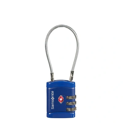 Abbildung von Samsonite Zubehör TSA Kabelschloss Blau Schlösser