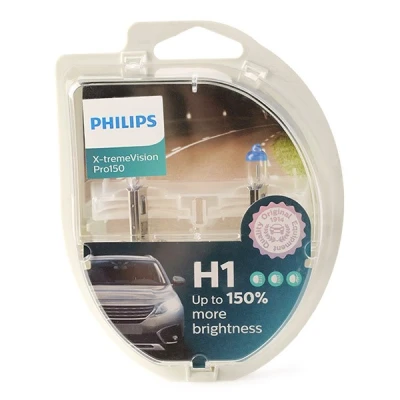 Abbildung von PHILIPS 12258XVPS2 Glühlampe, Fernscheinwerfer H1 12V 55W Halogen HONDA: Accord 7 Limousine, Tourer, CIVIC Hatchback, RENAULT: ESPACE 3