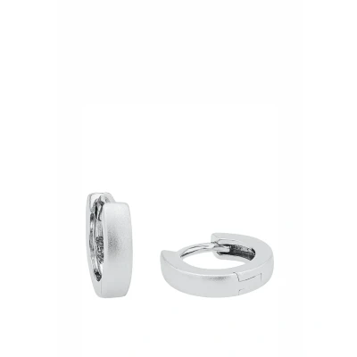 Abbildung von amor Creolen Ohrringe silvercoloured, Größe: One Size, Silver coloured