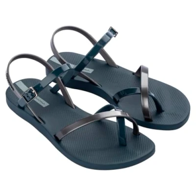 Abbildung von Ipanema Damen Fashion Sand VIII FEM Flache Sandale, Blue/Silver, 40 EU