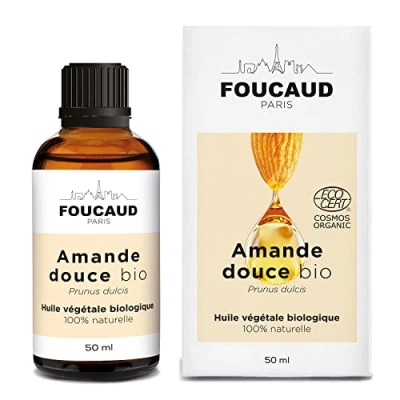Abbildung von FOUCAUD Pflanzliches Öl aus Süßmandel Prunus dulcis BIO 100% natürlich weichmachend geschmeidig machend beruhigend 50 ml Französische Marke seit 1946