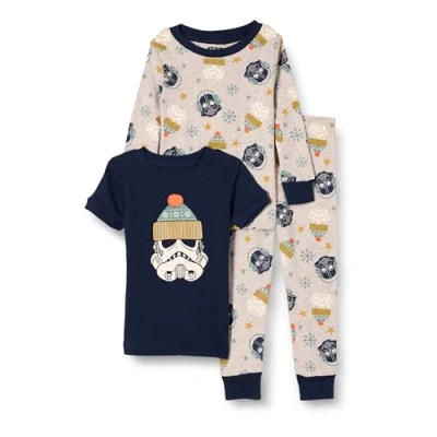 Abbildung von Amazon Essentials Disney Marvel Star Wars Unisex Baby Eng anliegender Baumwoll Schlafanzug, Winter Kids, 12 Monate