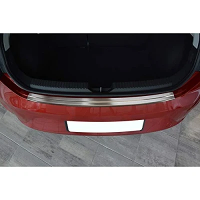 Abbildung von Avisa Edelstahl Heckstoßstangenschutz kompatibel mit Seat Leon 5F 5 türer 2013 2020 &#039;Ribs&#039;