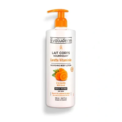 Abbildung von evoluderm Bodylotion Carrot voor gevoelige en droge huid 500 ml