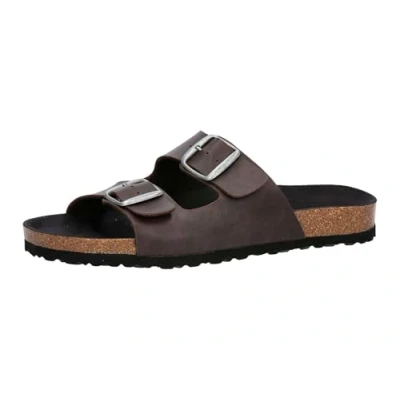 Abbildung von LICO LINE Pantolette flach, Herren, Größe: 37, Braun Schuhe