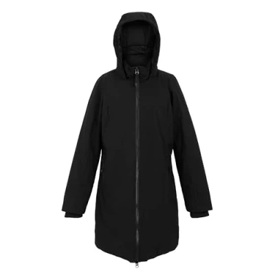 Abbildung von Regatta Yewbank IV Isolierte wasserdichte Damenjacke, Schwarz/Schwarz, Größe 40
