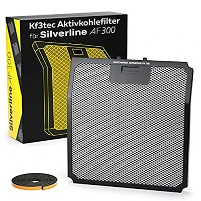Abbildung von Kf3tec Aktivkohlefilter für Silverline AF 300 (1Pack)
