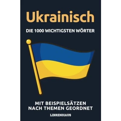 Abbildung von Ukrainisch Die 1000 Wichtigsten Wörter und Wendungen: Neue Vokabeln mit Beispielsätzen lernen Wortschatz geordnet nach Themen für Anfänger (A1/A2)