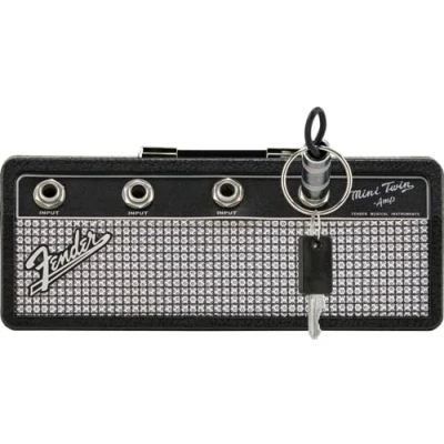 Abbildung von Fender Schlüsselanhänger Jack Rack Schlüsselbrett Gitarre + 4 Stecker