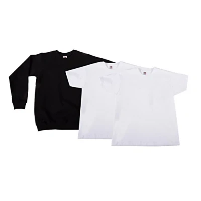 Abbildung von Fruit of the loom Herren 2Original T + 1Sweatshirt Shirt, Mehrfarbig (Multicoloured 2), Large (3er Pack)
