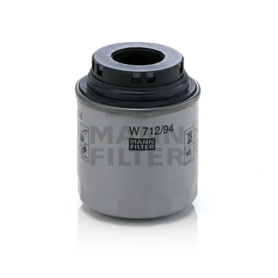 Abbildung von MANN FILTER W 712/94 Ölfilter 3/4 16 UNF 1B mit zwei Rücklaufsperrventilen Anschraubfilter VOLKSWAGEN: Caddy 3 Kastenwagen, Kombi