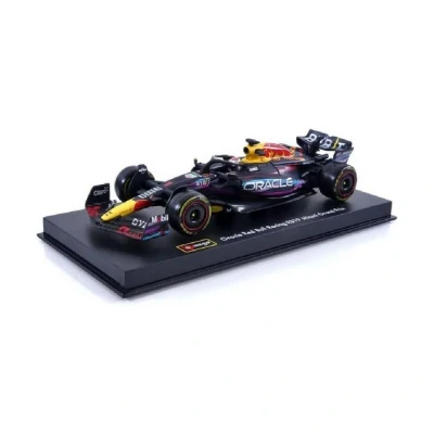 Abbildung von Bburago Modellauto F1 Red Bull RB19 &#039;23 #1 Verstappen Miami GP, Maßstab 1:43, detailliertes Modell