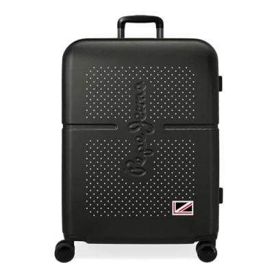 Abbildung von Pepe Jeans Laila Koffer mittelgroß, 48 x 70 28 cm, Schwarz , 48x70x28 cms, Mittelgroßer