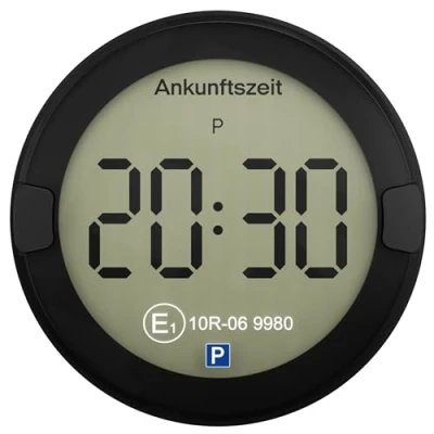 Abbildung von OOONO P DISC NO2 Elektronische Parkscheibe mit Zulassung Verkehrsalarm