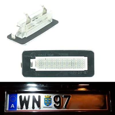 Abbildung von DoLED B15 LED Kennzeichenbeleuchtung Xenon Weiss mit E Prüfzeichen