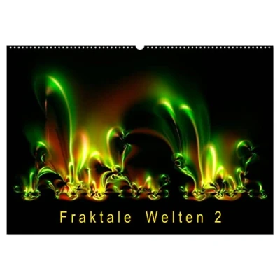 Abbildung von Fraktale Welten 2 (Wandkalender 2025 DIN A2 quer), CALVENDO Monatskalender