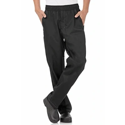 Abbildung von Chef Works Herren Cvbpblkl Kochhose, Schwarz, L EU
