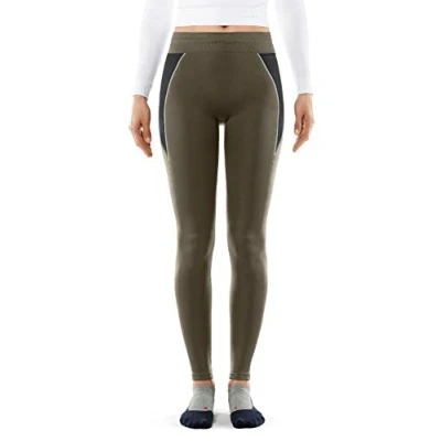 Abbildung von FALKE Damen Long Tights, lange Laufhose, Leggings aus Funktionsfaser, 1 Stück, Grün, XS