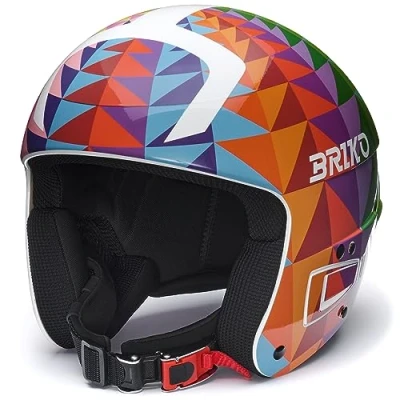 Abbildung von Briko Unisex Erwachsene Helmet, Shiny Black White, XL