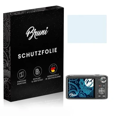 Abbildung von Bruni Schutzfolie kompatibel mit Canon PowerShot SX240 HS Folie, glasklare Displayschutzfolie (2X)