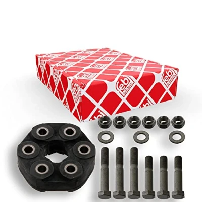 Abbildung von FEBI BILSTEIN 43474 Hardyscheibe 78 vorne 110 mit Schrauben, Unterlegscheiben Muttern BMW: 5 Limousine, Touring
