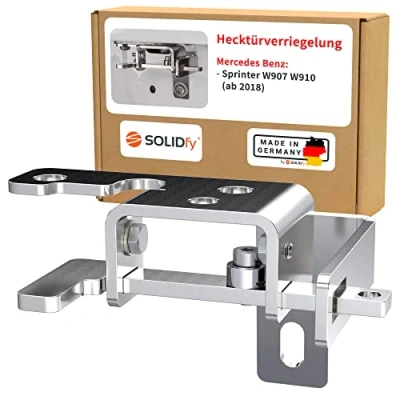 Abbildung von SOLIDfy® Hecktürverriegelung für Mercedes Sprinter W907 W910 (VS30) Hecktür Einbruchschutz Sicherung Wohnmobil Camper