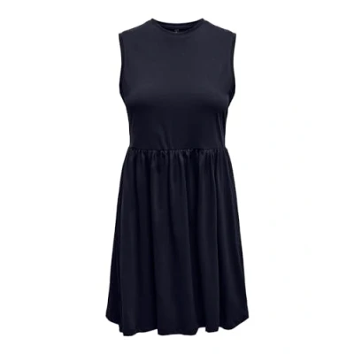 Abbildung von ONLY Damen ONLMAY Life S/L Peplum Dress Box JRS Jerseykleid, Night Sky, Medium