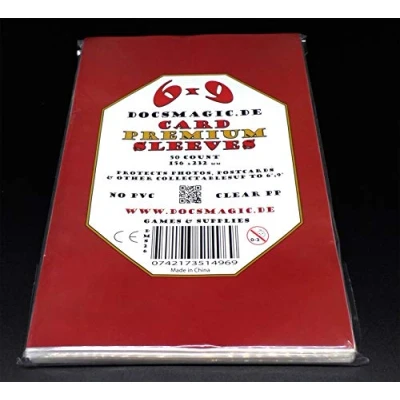 Abbildung von docsmagic.de 50 Premium 6&quot; x 9&quot; Card Sleeves 156 232 mm Photo Postcard Kartenhüllen