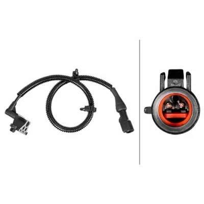 Abbildung von HELLA 6PU 358 219 021 ABS Sensor mit Klammer Hallsensor 2 530 FORD USA: Explorer Mk2