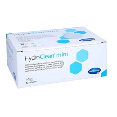 Abbildung von Hydroclean mini Kompressen 3 cm rund steril