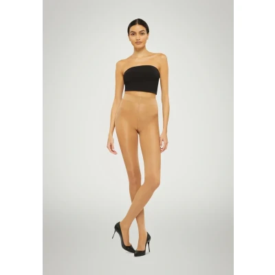 Abbildung von Wolford Damen Transparente Strumpfhose Satin Touch 20 Tights, DEN, Frauen Struempfe,4365 gobi,XX Large (XXL)