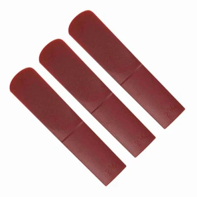 Abbildung von synthetic alto saxophone reeds,saxophon Blätter 2,saxophon blätter,Altsaxophon 2,5 Alt 3pcs Altsaxophon Mundstück Harz Saxophon Parts Reparatur Reed Zubehör(Rot)