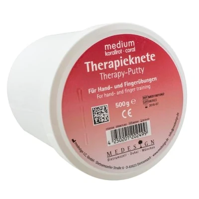 Abbildung von Therapieknete Medium Korallrot 500 g