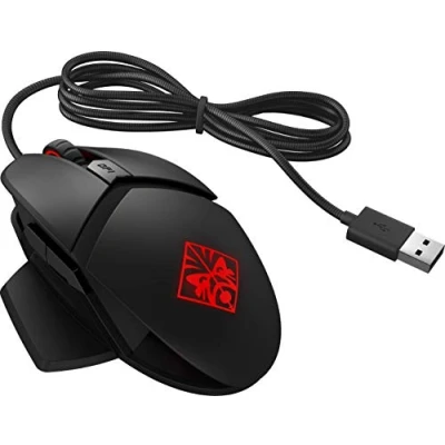 Abbildung von OMEN Reactor Gaming Maus (6 optomechanische Tasten, 16.000 DPI eSport Sensor, RGB LED Beleuchtung, individuell programmierbar, anpassbare Handflächenauflage) schwarz