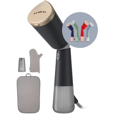 Abbildung von Philips Dampfbürste &quot;STH5030, 120 ml und 200 austauschbarer Wassertank&quot;, 1400 W, schlankes Design, 2 in 1 Handschuh Tasche sowie Stylemat inkl.