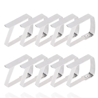 Abbildung von Everhomely® Tischtuchklammer 20er Tischtuchklammern für alle Tische Klammern Set Tischtuchhalter, (Packung, 20 tlg., 20x Tischtuchklammern), Universalpassend / Wiedeverwendbar