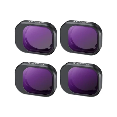 Abbildung von K&amp;F Concept Mini 4 Pro ND Filterset, Stück ND8, ND16, ND32, ND64 Filter Kompatibel mit DJI Pro, mehrfach beschichtete HD optisches Glas, Aluminium Version