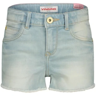 Abbildung von Vingino Daizy Jeans Shorts für Kinder, Größe: 152, Light indigo