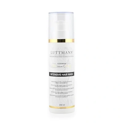 Abbildung von LUTTMANN® Intensive Hair Mask 200 ml Haarmaske mit Bio Arganöl &amp; Panthenol Silikon und Parabenfrei Für Echthaarperücken, Extensions Eigenhaar Made in Germany dermatologisch getestet