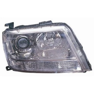 Abbildung von VAN WEZEL 5250962 Scheinwerfer rechts HB3, H7 weiß für Rechtsverkehr ohne Stellmotor LWR PX26d, BAY15d SUZUKI: Grand Vitara 2 SUV