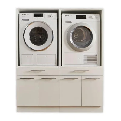 Abbildung von Laundreezy Mehrzweckschrank Set &quot;LAUNDREEZY LDSK2&quot;, Breite 135 cm