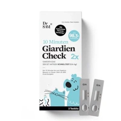 Abbildung von Dr. SAM 10 Minuten Giardien Check Antigen Selbsttest 2er Set