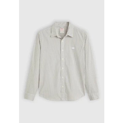 Abbildung von Levi&#039;s Battery SLIM Hemd, Herren, Größe: Small, Rory stripe bright white