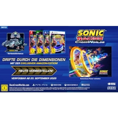 Abbildung von Sonic Racing: CrossWorlds Exklusive Amazon Edition (Switch)