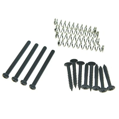 Abbildung von Kaish Schrauben Set für Montage von Humbucker Tonabnehmer. USA/Imperial Thread Schwarz